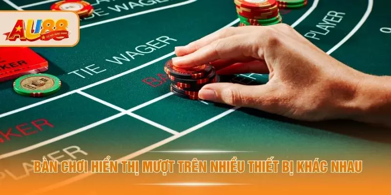 Baccarat Online AU88 - Bàn Chơi Được Quan Tâm Nhiều Nhất Bàn chơi hiển thị mượt trên nhiều thiết bị khác nhau